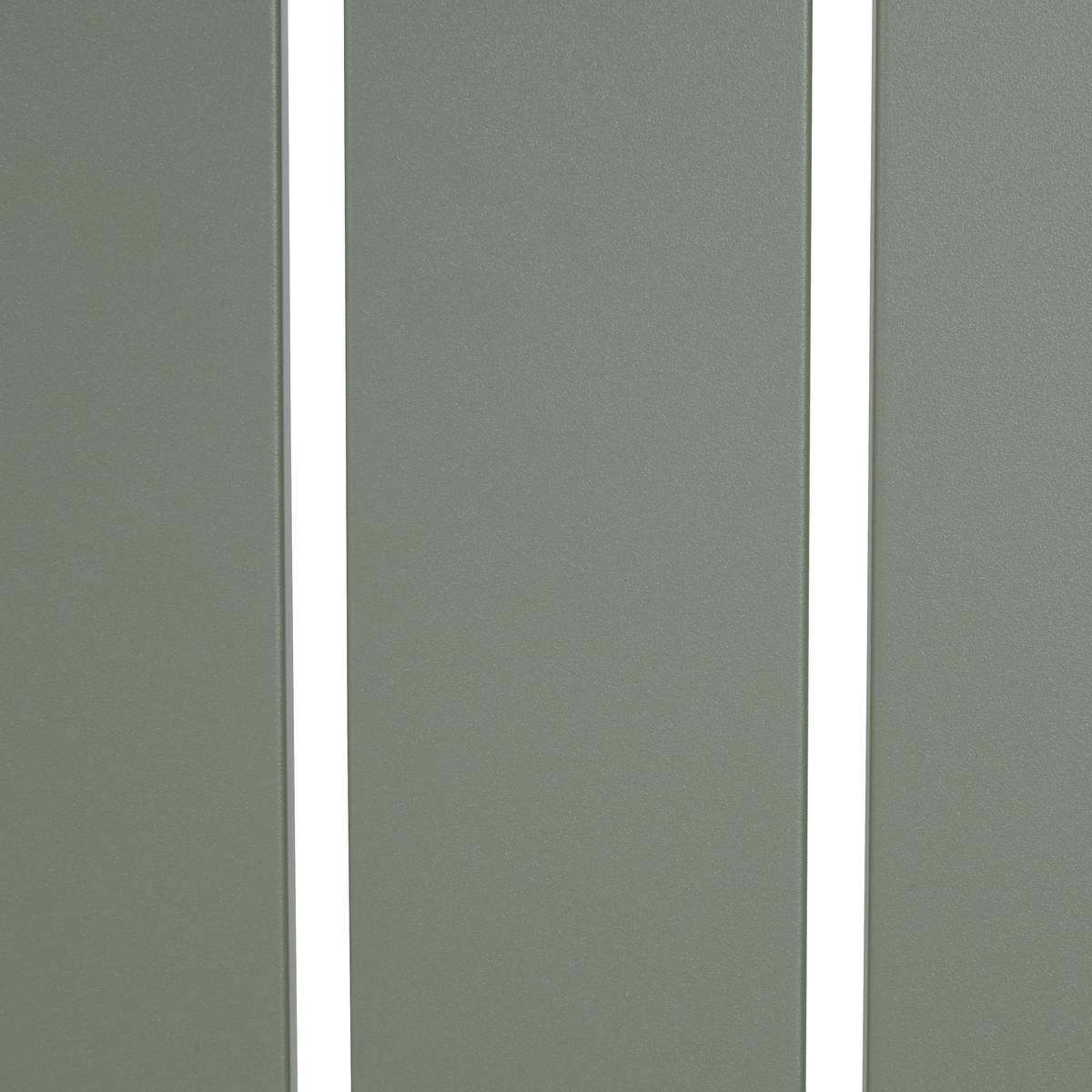 Tavolino da salotto da giardino quadrato PHUKET Verde alloro 45 x 45 cm - Acciaio rivestito in resina epossidica, Trattamento antiruggine rinforzato Lauro