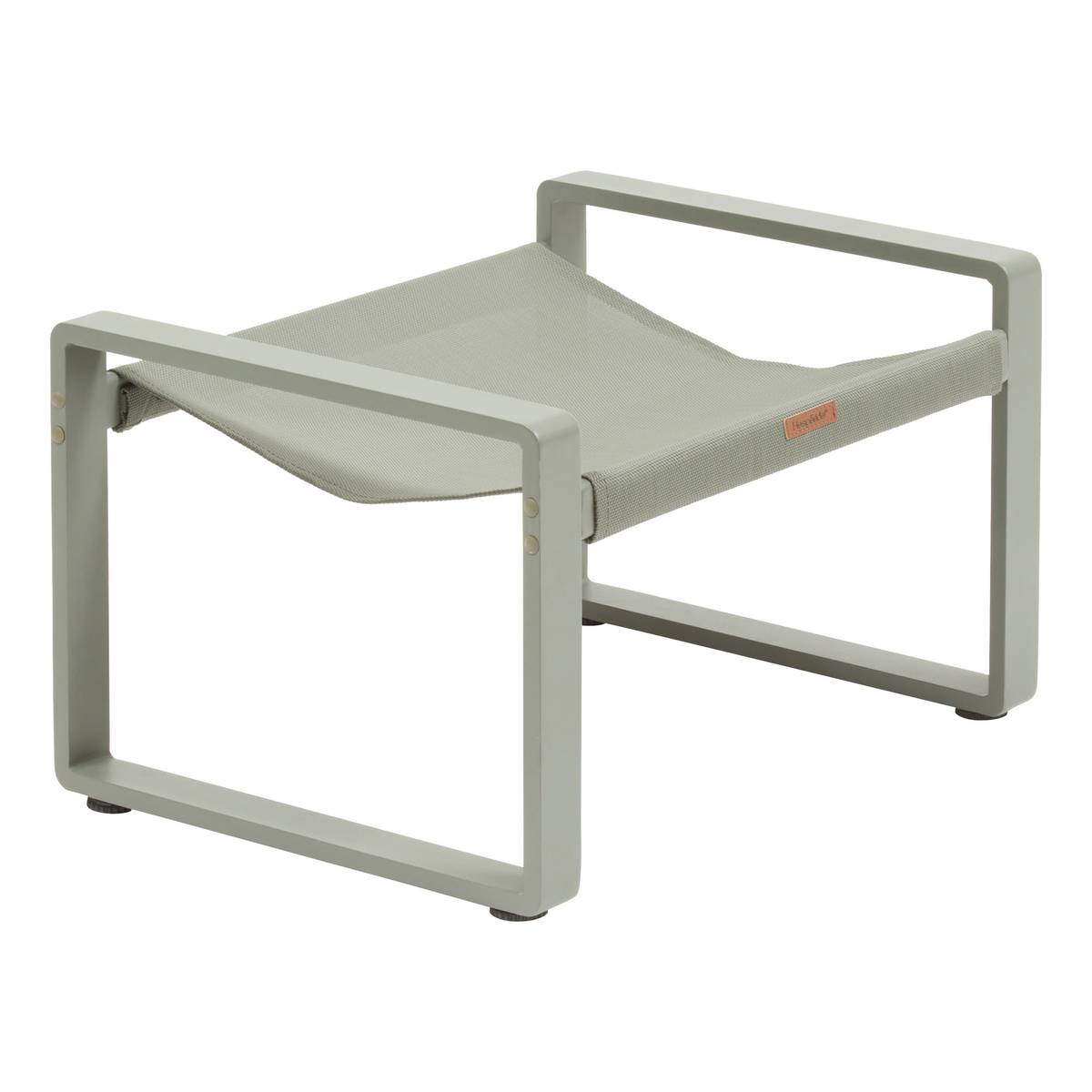 Poltrona relax da giardino LAMBINIO Beige / Verde alloro Alluminio trattato con epossidica - Olefina Beige / Verde Alloro