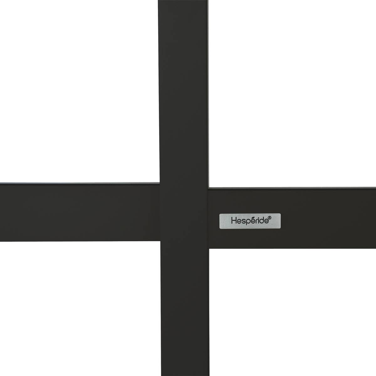 Porta per pergola EVORA Grafite Per EVORA Lato 4 m - 3,7 x 2,3 m - Alluminio trattato epossidico Grafite