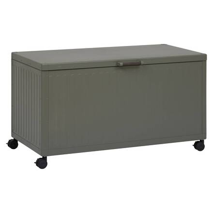 Baule contenitore EDENIO Verde alloro 670 L - Acciaio trattato con epossidica, Alluminio trattato con epossidica