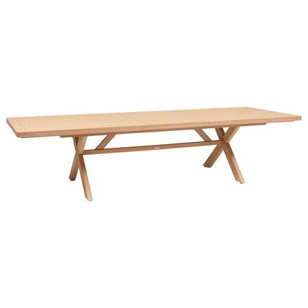 Tavolo da giardino rettangolare allungabile XENIA Eucalipto 12 posti - Eucalipto certificato FSC®