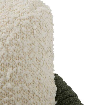 Sedia da giardino con braccioli MYLORE Felce / Miele Alluminio trattato con epossidica, Poliestere riciclato