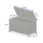 Baule contenitore EDENIO Verde alloro 510 L - Acciaio trattato con epossidica, Alluminio trattato con epossidica Lauro