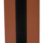 Divano angolare da giardino ALLURE Beige / Mogano 5 posti - Alluminio trattato con epossidico, Poliestere Beige / Marrone Mogano