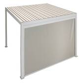 Tenda EVORA Argilla Per EVORA Lato 3 m - 2,7 m - Alluminio, Texaline Argilla