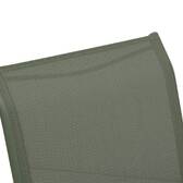 Sedia da giardino con braccioli PIAZZA Verde alloro Acciaio trattato con epossidica, Alluminio trattato con epossidica, Texaline Lauro