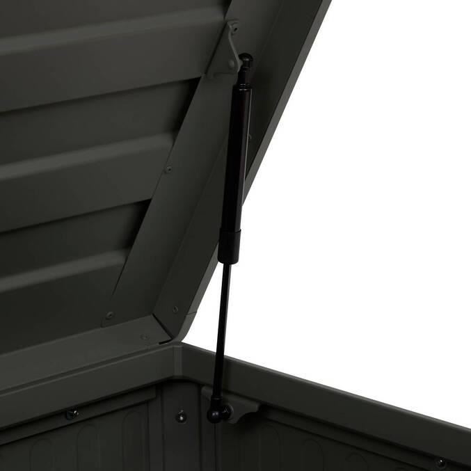 Baule contenitore EDENIO Verde alloro 510 L - Acciaio trattato con epossidica, Alluminio trattato con epossidica Lauro
