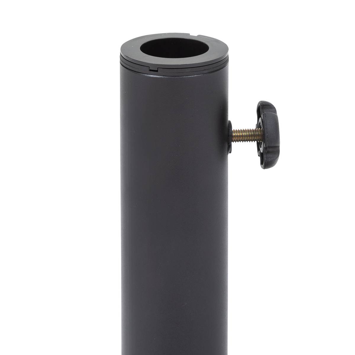 Base redonda para guarda-sol DAILIO preta 15 kg - Concreto, Aço tratado com epóxi Preto