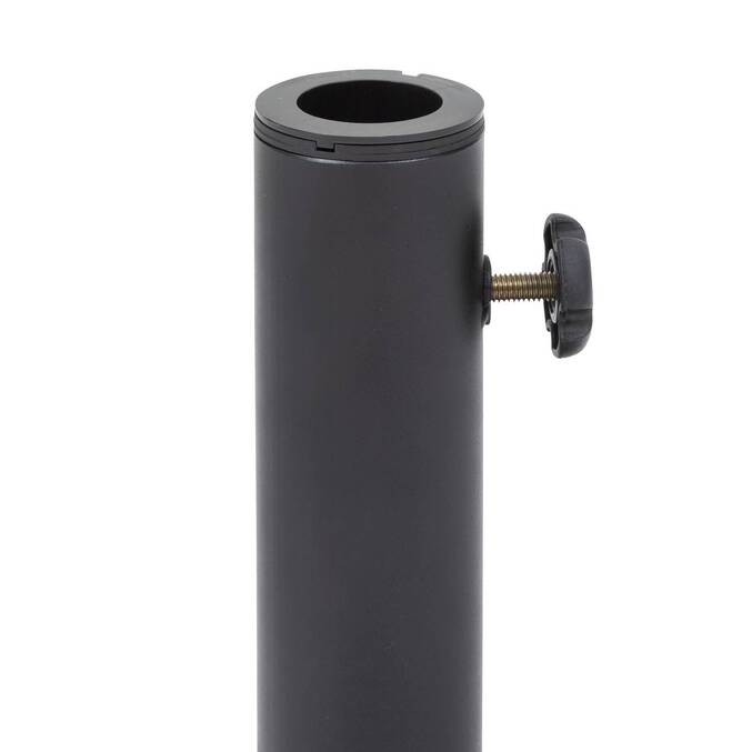 Base redonda para guarda-sol DAILIO preta 15 kg - Concreto, Aço tratado com epóxi Preto