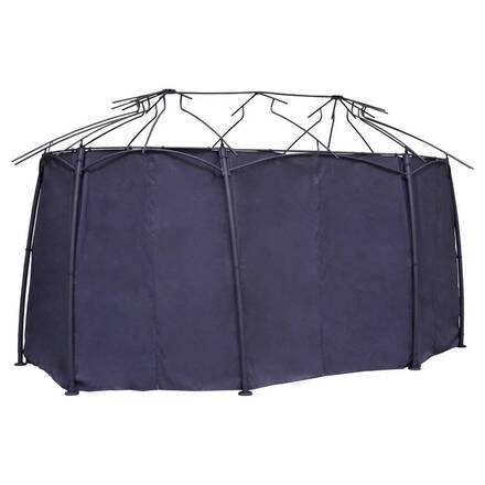 Cortinas para gazebo MALDIVES Ardósia Para MALDIVES 5 x 3 m - Poliéster