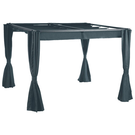 Cortinas para gazebo PALMEIRA Ardósia Para PALMEIRA 3 x 3 m - Poliéster