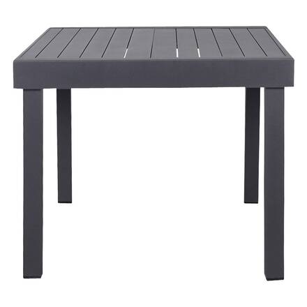 Mesa de jardim extensível PIAZZA Grafite 8 lugares - Alumínio tratado com epóxi