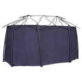 Cortinas para gazebo MALDIVES Ardósia Para MALDIVES 5 x 3 m - Poliéster Ardósia
