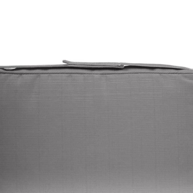 Almofada de cadeira com velcro KORAI Ardósia 40 x 40 cm - Poliéster Ardósia
