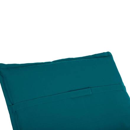 Almofada para espreguiçadeira KORAI Azul petróleo 190 x 60 cm - Poliéster