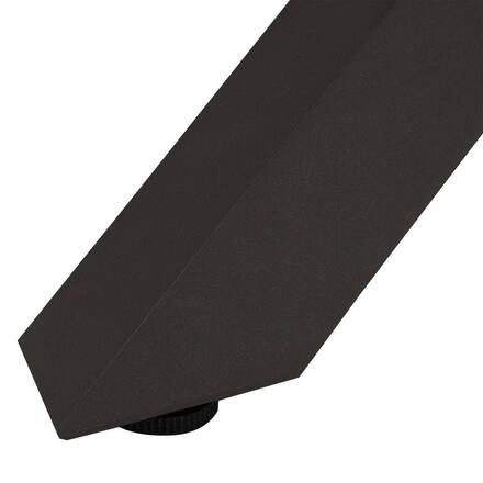 Mesa de jardim extensível AXIOME efeito madeira Honey / Praline 10 lugares - Alumínio tratado com epóxi