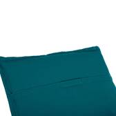 Almofada para espreguiçadeira KORAI Azul petróleo 190 x 60 cm - Poliéster Azul pato