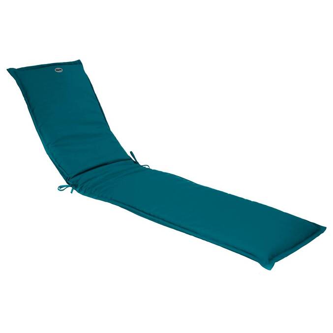 Almofada para espreguiçadeira KORAI Azul petróleo 190 x 60 cm - Poliéster3636