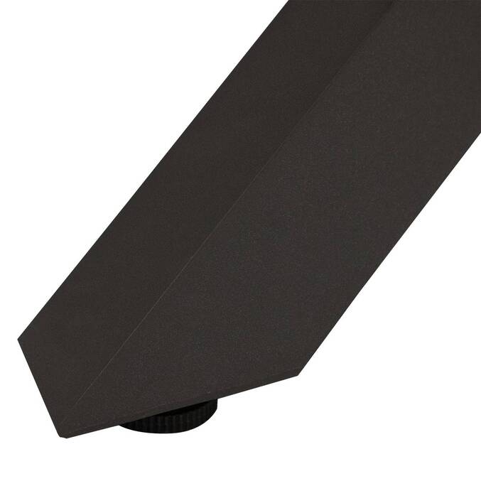 Mesa de jardim extensível AXIOME efeito madeira Honey / Praline 10 lugares - Alumínio tratado com epóxi Mel / Praliné