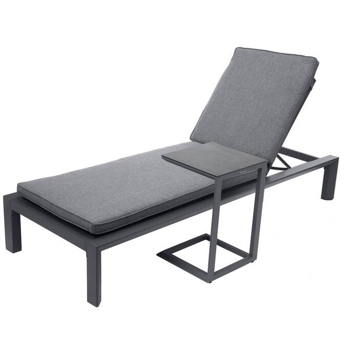 Cama de piscina ÉVASION Antracite / Grafite Alumínio com tratamento epóxi, Texaline, Poliéster3509