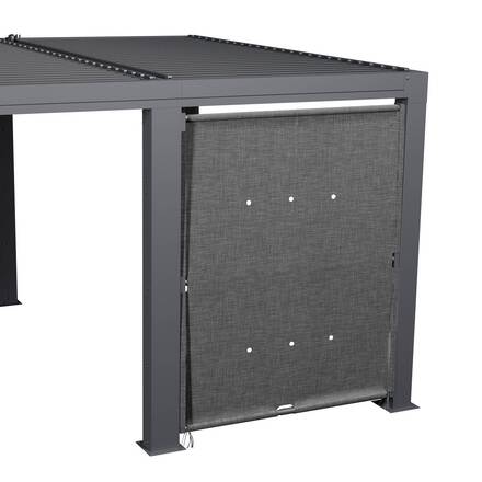 Toldo para pérgola bioclimática MAJAÉ Granito Para MAJAÉ 3,6 x 3,6 m - C. 158 cm - Alumínio, poliéster