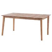 Mesa de jardim retangular TIWI Acácia 8 lugares - Acácia certificada FSC® Acácia