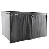 Cortinas para pérgola bioclimática AVILA Ardósia Para AVILA 4 x 3 m - Poliéster Ardósia