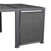 Toldo para pérgola bioclimática MAJAÉ Granito Para MAJAÉ 3,6 x 3,6 m - C. 158 cm - Alumínio, poliéster Granito