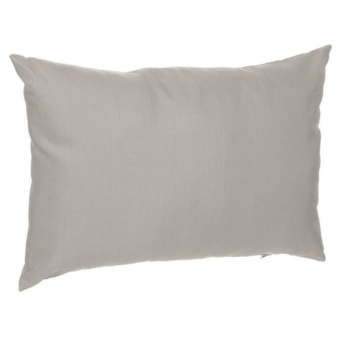 Almofada decorativa de exterior KORAI Taupe 30 x 50 cm - Poliéster Toupeira