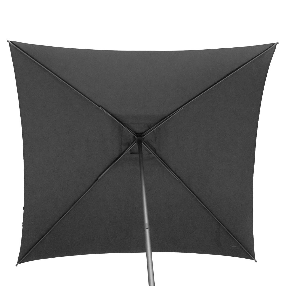 Guarda-sol central quadrado inclinável SOYA Ardósia 2,5 x 2,5 m - Aço, Poliéster Ardósia
