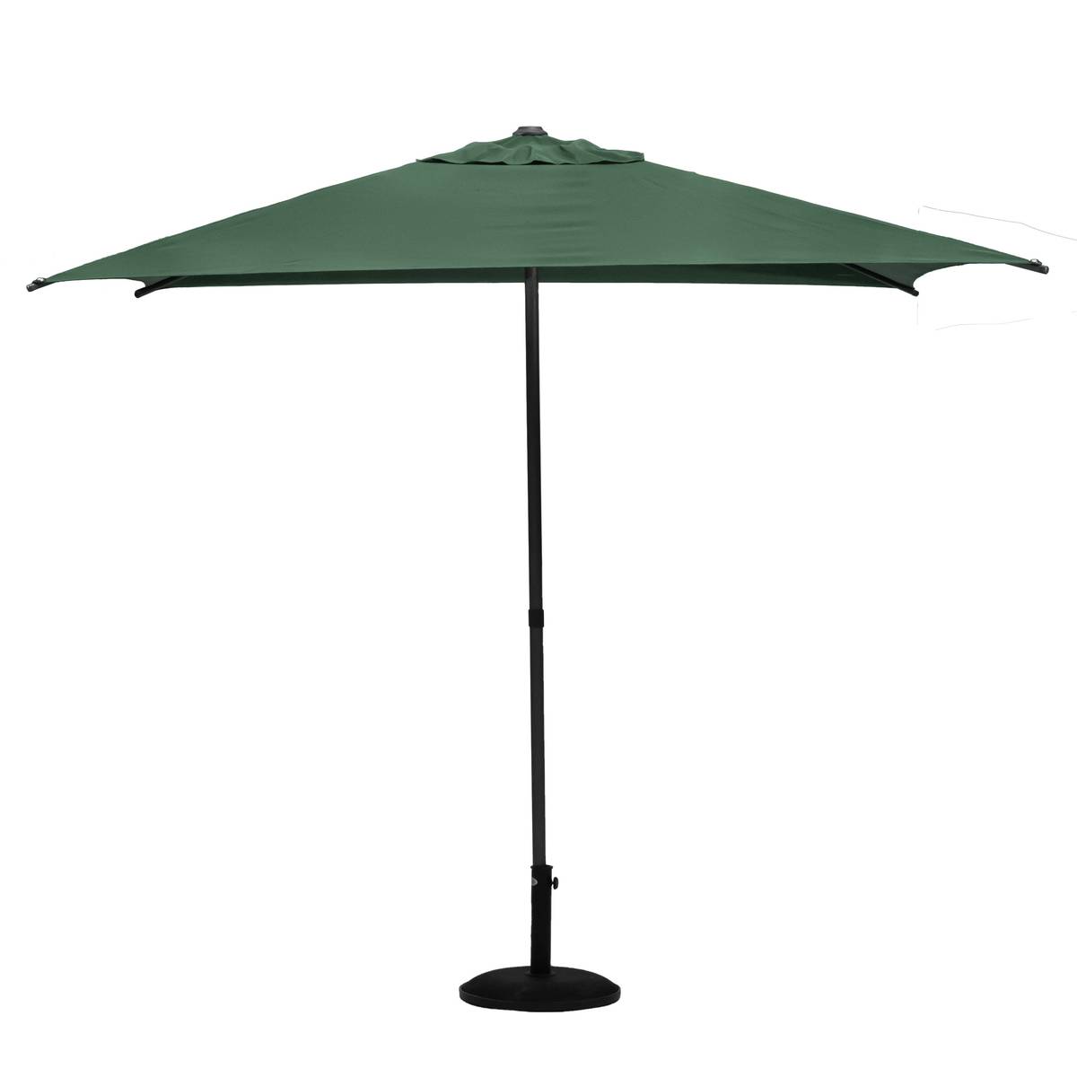 Guarda-sol central quadrado inclinável SOYA Verde oliva 2,5 x 2,5 m - Aço, Poliéster Verde-oliva