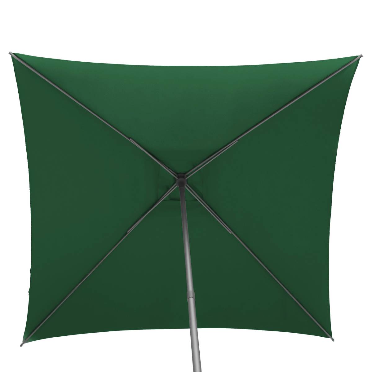 Guarda-sol central quadrado inclinável SOYA Verde oliva 2,5 x 2,5 m - Aço, Poliéster Verde-oliva