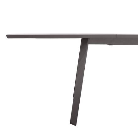 Mesa de jardim extensível PAVANE Grafite 10 lugares - Alumínio tratado com epóxi