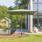 Guarda-sol central quadrado inclinável SOYA Verde oliva 2,5 x 2,5 m - Aço, Poliéster Verde-oliva