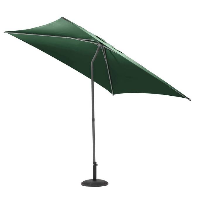 Guarda-sol central quadrado inclinável SOYA Verde oliva 2,5 x 2,5 m - Aço, Poliéster Verde-oliva