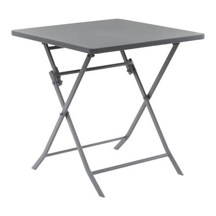 Mesa de jardim quadrada dobrável GREENSBORO Cinza quartzo 2 lugares - Roland-Garros x Hespéride