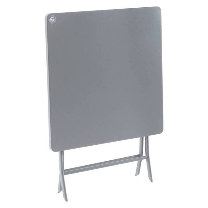 Mesa de jardim quadrada dobrável GREENSBORO Cinza quartzo 2 lugares - Roland-Garros x Hespéride Cinza quartzo