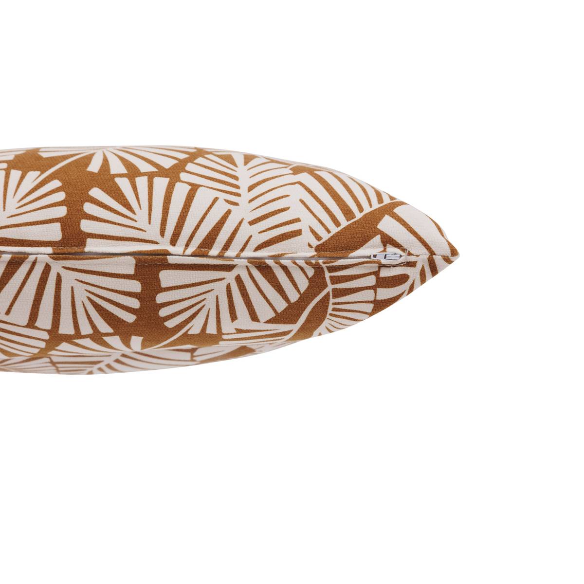 Almofada decorativa de exterior FYLIE Palmeira / Camel 40 x 40 cm - Poliéster Camel