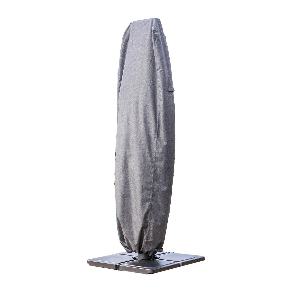 Capa de proteção HAMBO para guarda-sol lateral Cinza S 210 x 60 x 30 cm - Poliéster Cinza