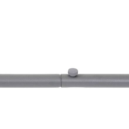 Suporte ajustável para rede PANAO Preto 295/317 x 113 x 117 cm - Aço com tratamento epóxi