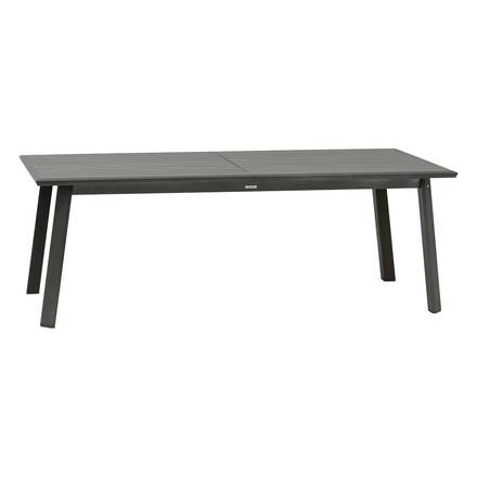 Mesa de jardim extensível PAVANE Grafite 12 lugares - Alumínio tratado com epóxi