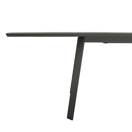Mesa de jardim extensível PAVANE Grafite 12 lugares - Alumínio tratado com epóxi