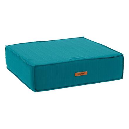Almofada de chão para exterior KORAI Azul petróleo 45 x 45 cm - Poliéster