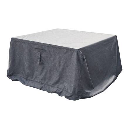 Capa de proteção HAMBO para mesa quadrada Cinza M 165 x 165 x 80 cm - Poliéster
