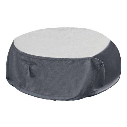 Capa de proteção HAMBO para mesa redonda Cinza 200 x 200 x 80 cm - Poliéster