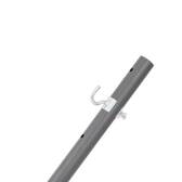 Suporte ajustável para rede PANAO Preto 295/317 x 113 x 117 cm - Aço com tratamento epóxi Preto