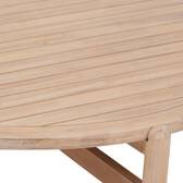 Mesa de centro de jardim redonda DEONA em acácia 120 x 38 cm - Acácia certificada FSC® Acácia