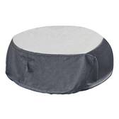 Capa de proteção HAMBO para mesa redonda Cinza 200 x 200 x 80 cm - Poliéster Cinza
