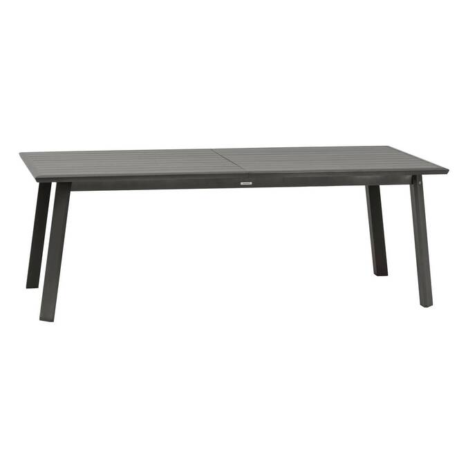 Mesa de jardim extensível PAVANE Grafite 12 lugares - Alumínio tratado com epóxi Grafite