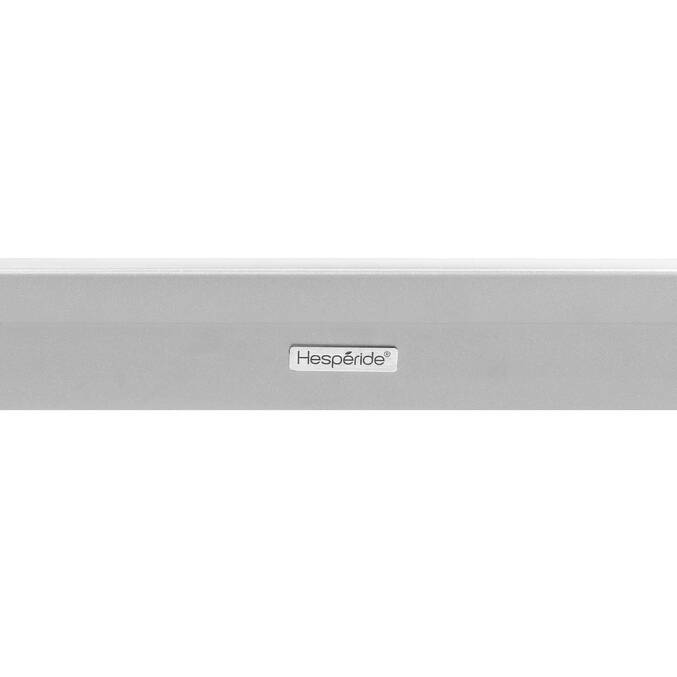 Mesa de jardim extensível PAVANE Linho / Branco 12 lugares - Alumínio tratado com epóxi Linho / Branco